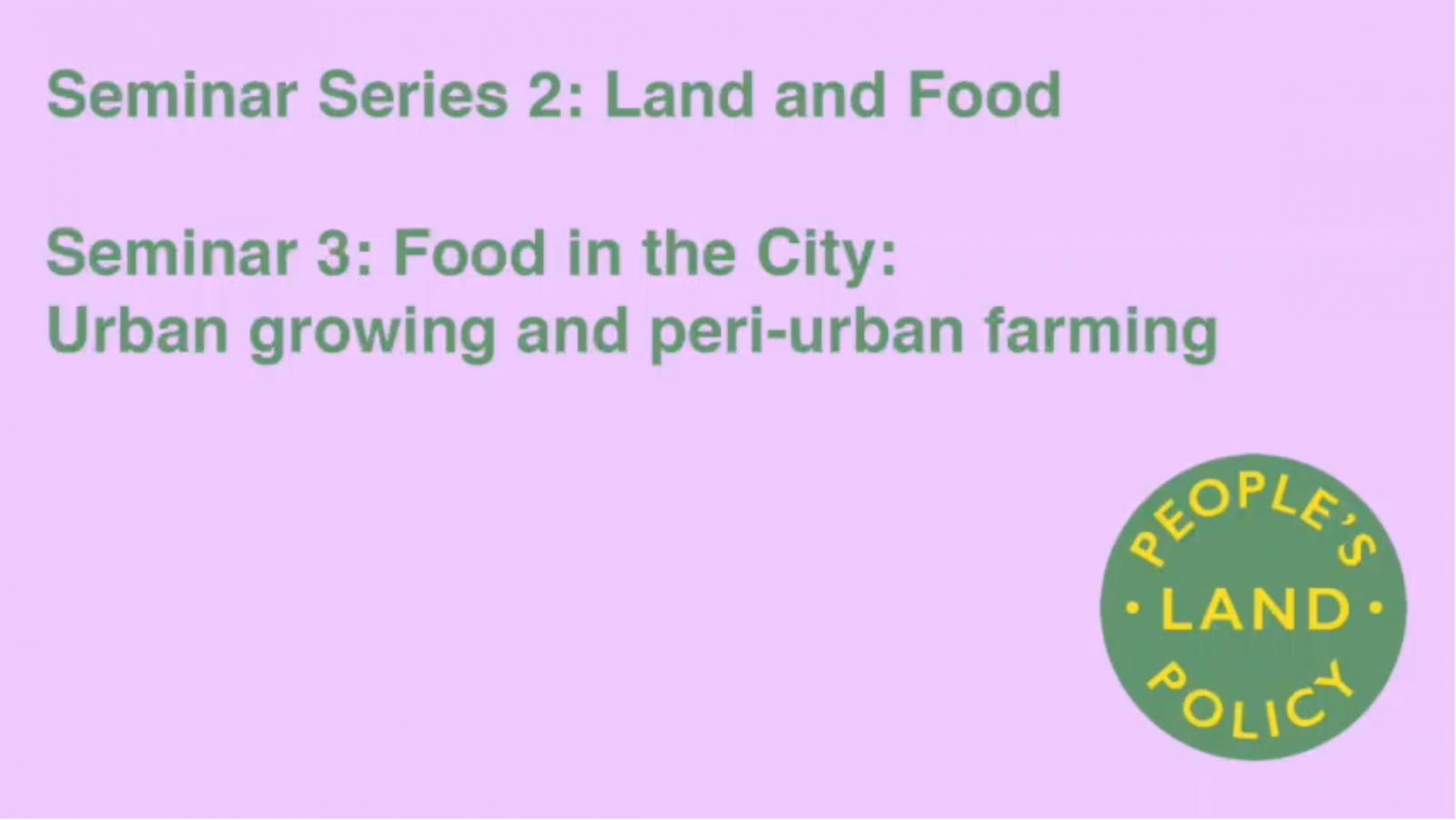Urban agriculture and land justice reform in the UK Capital Growth